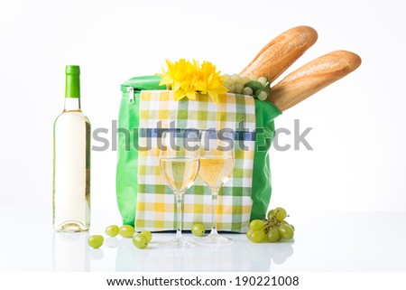 wine tasting and summer picnic
