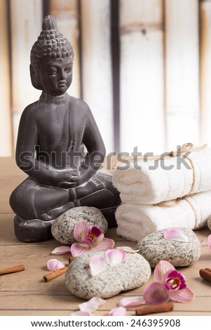 Buddha - Pink tone spa theme with flower