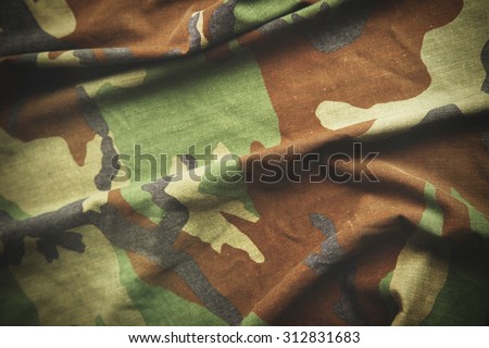 Camouflage pattern - part of army suit