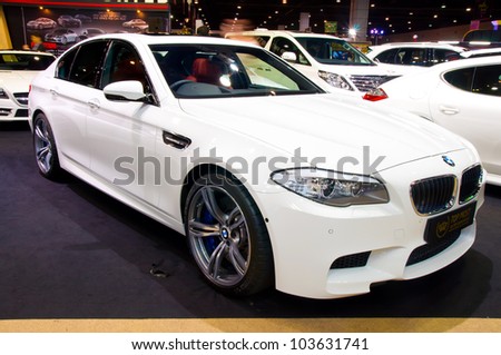 BANGKOK - MAY 20: BMW M3 a at the Super Car   Import Car Show at Impact Muang Thong Thani on May 20, 2012 in Bangkok, Thailand