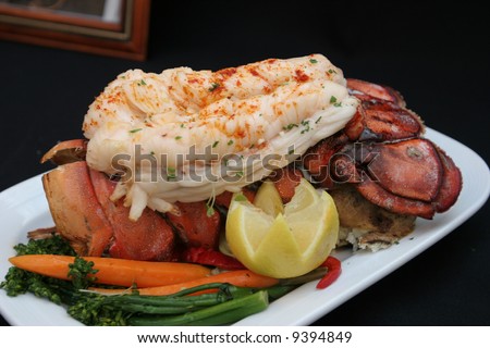 Very large, very succulent , very good Australian Lobster Tails