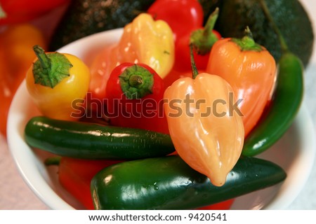 Good salsa starts with fresh peppers
