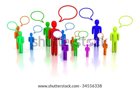 people talking pictures. stock photo : People talking