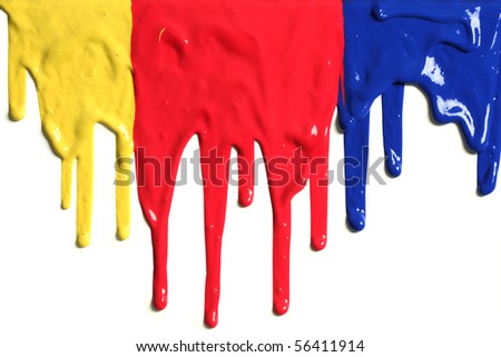 stock photo Paint dripping