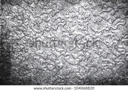 Metal with floral pattern