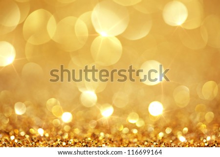 Shiny golden lights