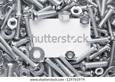 Nuts and bolts frame