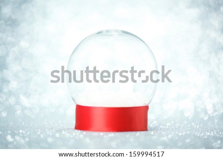 Empty Snow Globe