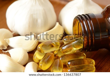 Garlic Oil Capsules.