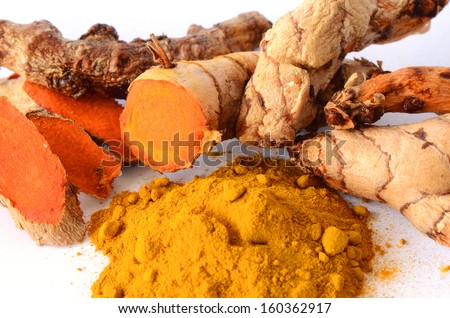 Tumeric Powder And Herbal Medicine Products.