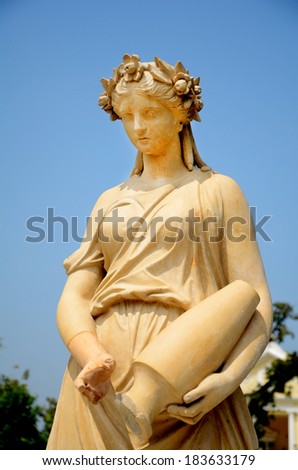 Old Roman Style Statue.