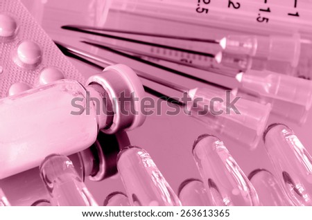 Oral Medication, Injection Medication and Injection devices.