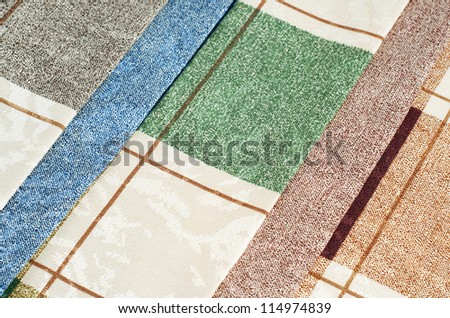 squares and lines fabric texture background