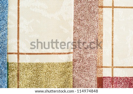 squares and lines fabric texture background