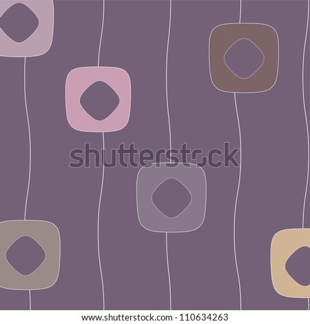 abstract flowers, purple background with abstract flower, vintage vector floral background,