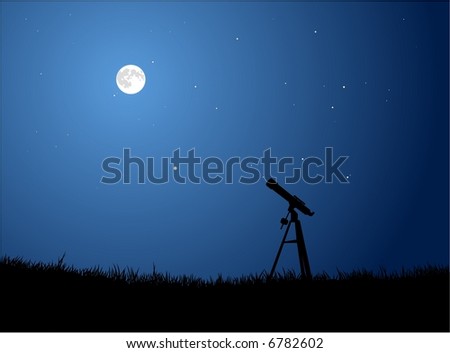 Stargazing with Moon