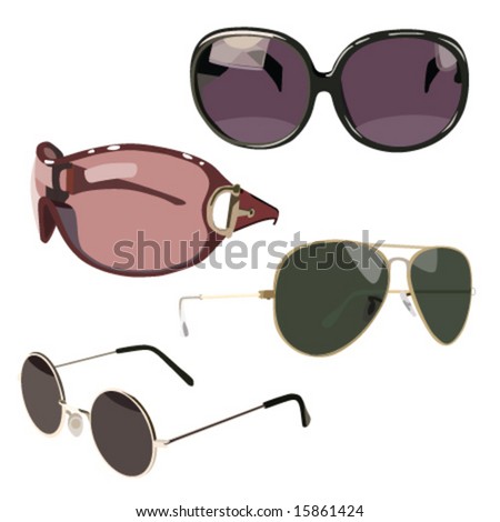 stock vector : sunglasses