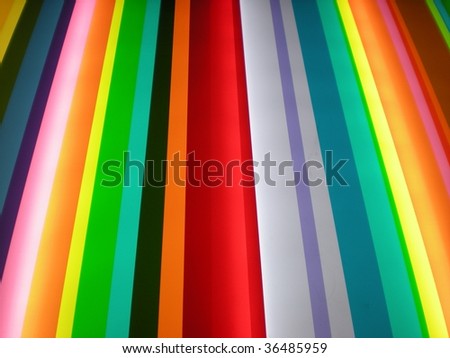 Funky rainbow striped pattern background - stylish bright colors