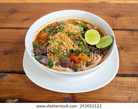 Thai food noodles