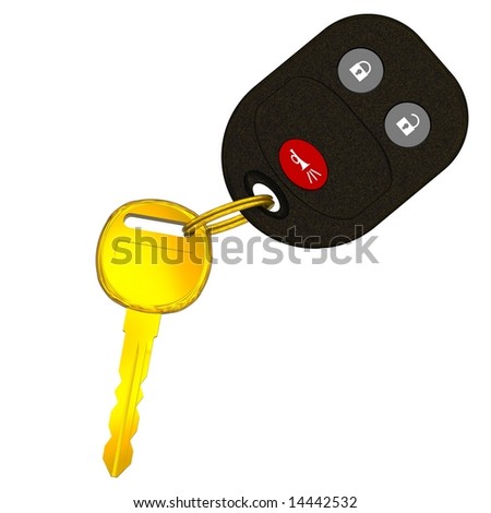 Car Keys Outline