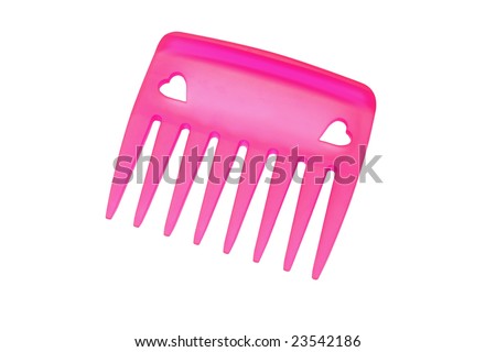 Comb isolated over white background