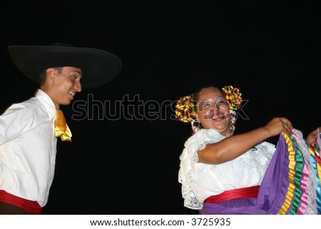 Man and Woman Dancing in Mexico