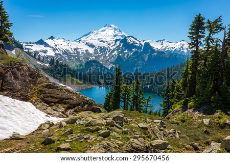 North Cascades, Mount Baker area, Chain Lakes trail_
