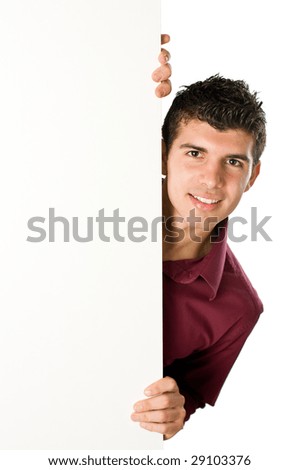Man Holding Picture