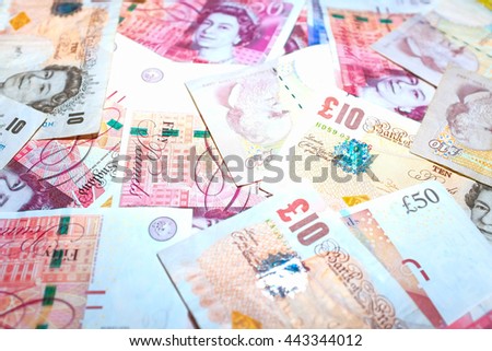 What has happened of  referendum a vote in which everyone, Pile of Pound money background British money