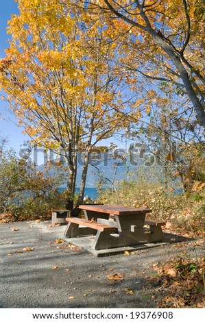 camping place in Porteau Cove provincial park BC Canada