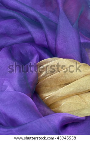 gold and purple organza background