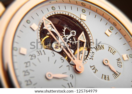 luxury gold watch swiss made