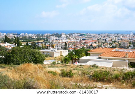 Seaside city in Cyprus.