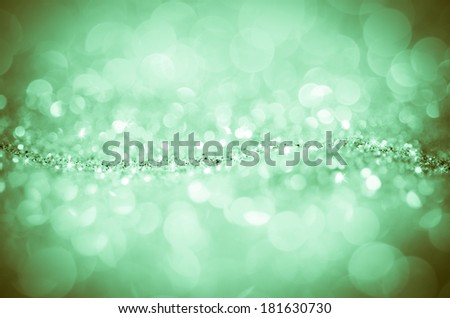 Bokeh wallpaper green diamond abstract background and effect lighting for design