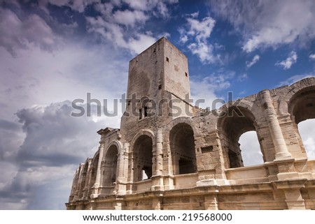 The Roman Arena in Arles, France