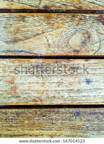 Wood flooring in a barn creates this abstract texture background with copy space.