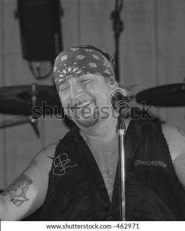 Jack Russell of the band Great White. Concert 6/30/05