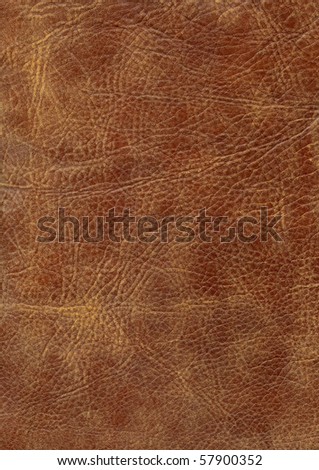 Close-up brown leather texture to background