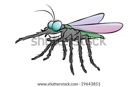 A Cartoon Mosquito