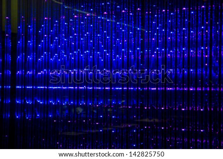 Abstract led light background