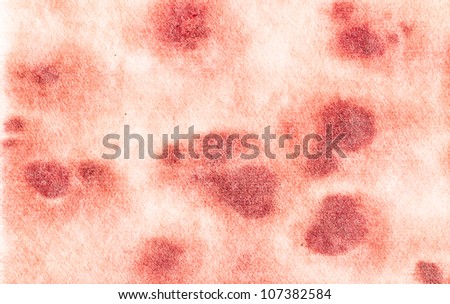 a grunge background of blood drop on white cloth