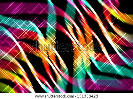 a graphic of colorful abstract graphic shine and rainbow  background