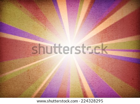 a graphic of abstract background explosion,vintage retro style with fabric texture