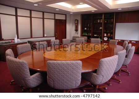 The Board Room Table and Chairs
