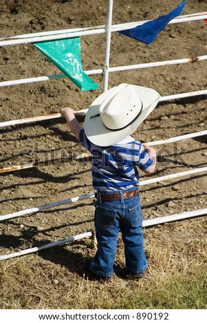 Young cowboy with big dreams