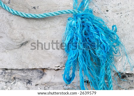 frayed rope detail texture image