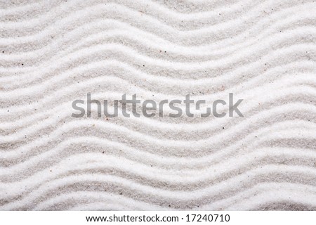 A background design in beautiful white sand