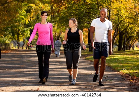 Black People Walking