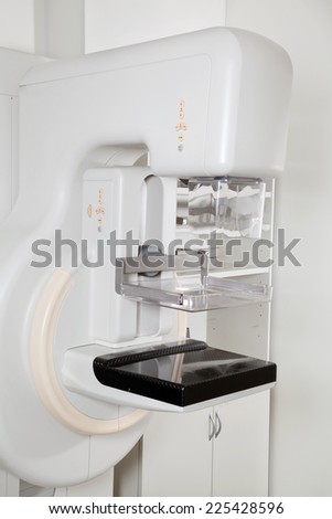 Modern x-ray machine for mammography in laboratory for screening breast cancer
