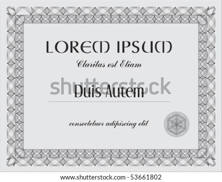 award certificate template. Award Certificate Template